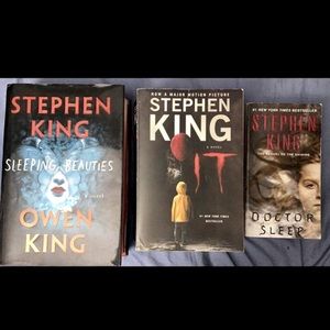 Stephen King Novel set x3